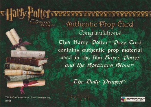 The Daily Prophet - Back