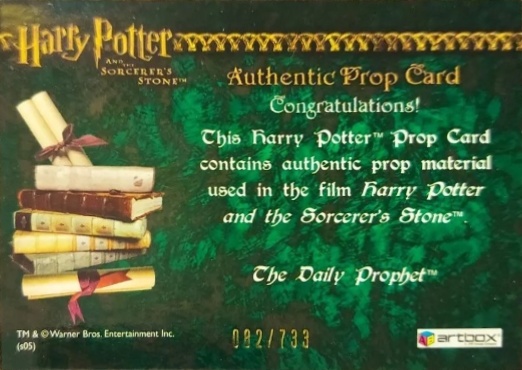 The Daily Prophet - Back