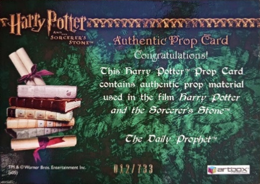 The Daily Prophet - Back