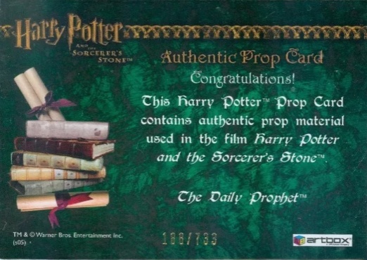 The Daily Prophet - Back