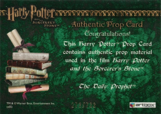 The Daily Prophet - Back