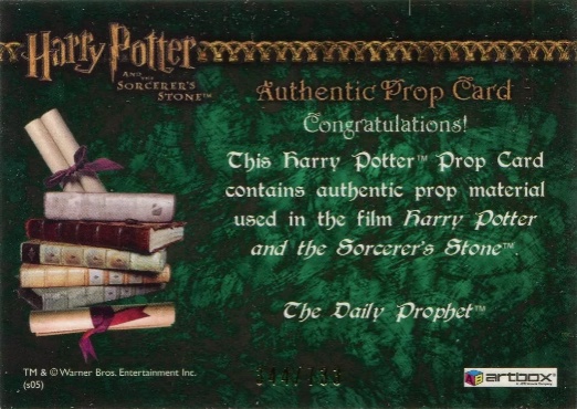 The Daily Prophet - Back