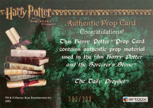 The Daily Prophet - Back