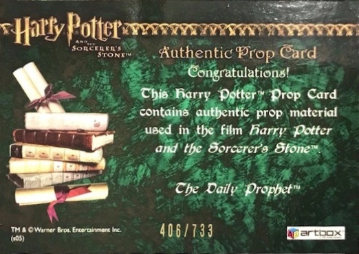 The Daily Prophet - Back