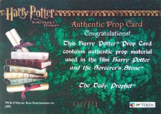 The Daily Prophet - Back