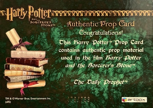 The Daily Prophet - Back