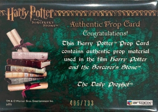 The Daily Prophet - Back