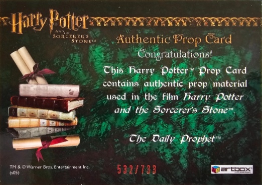 The Daily Prophet - Back