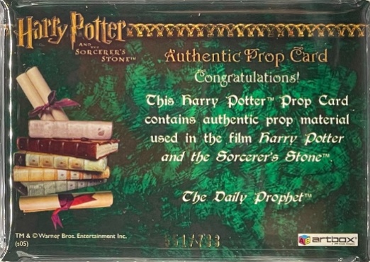 The Daily Prophet - Back