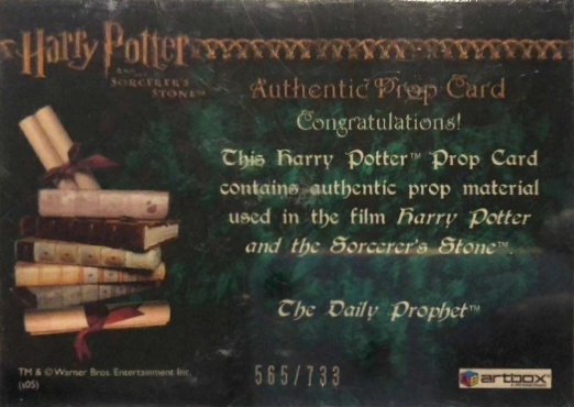 The Daily Prophet - Back