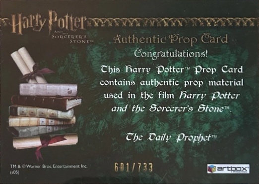 The Daily Prophet - Back