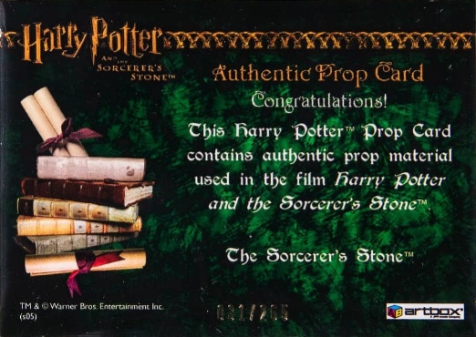 The Sorcerer's Stone - Back