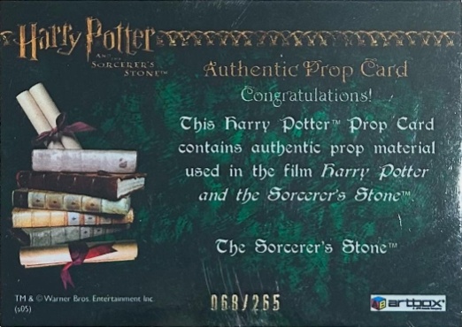 The Sorcerer's Stone - Back