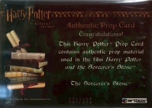 The Sorcerer's Stone - Back