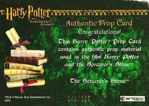 The Sorcerer's Stone - Back