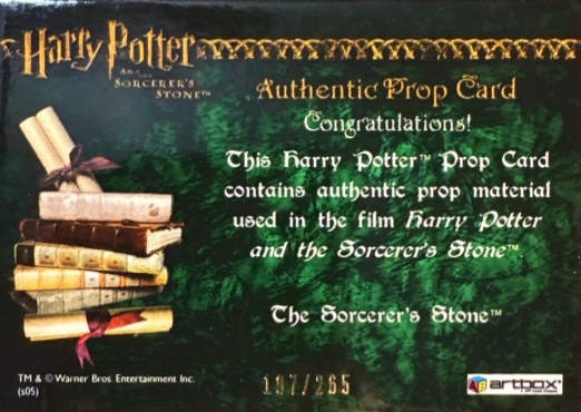 The Sorcerer's Stone - Back