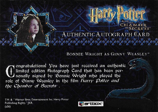 Bonnie Wright as Ginny Weasley - Back