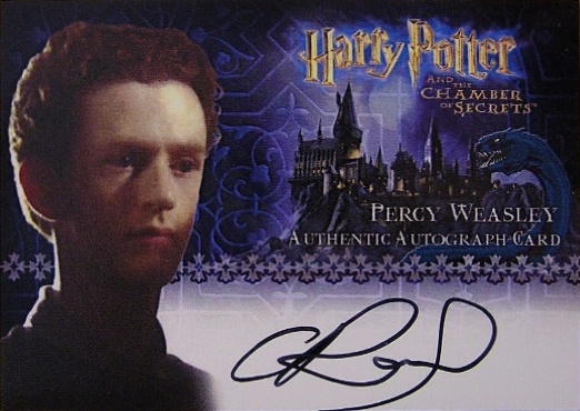 Chris Rankin as Percy Weasley - Front