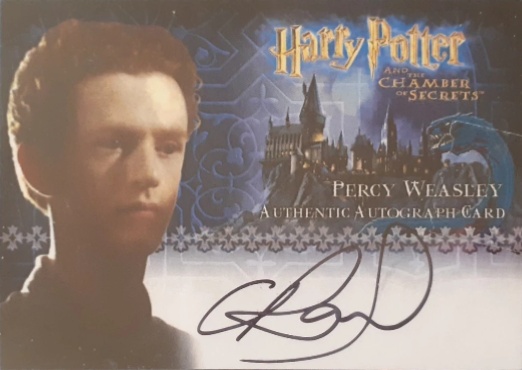 Chris Rankin as Percy Weasley - Front