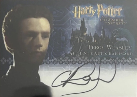 Chris Rankin as Percy Weasley - Front
