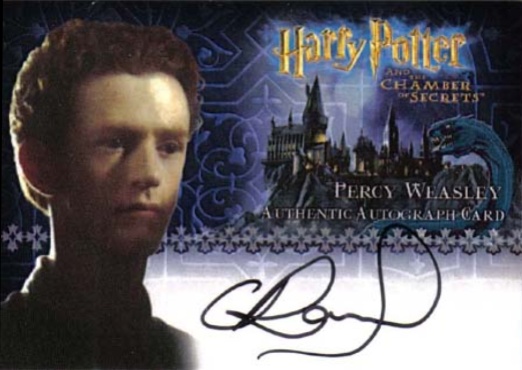 Chris Rankin as Percy Weasley - Front