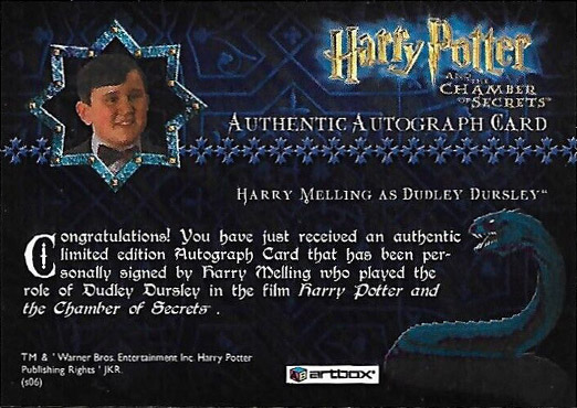 Harry Melling as Dudley Dursley - Back