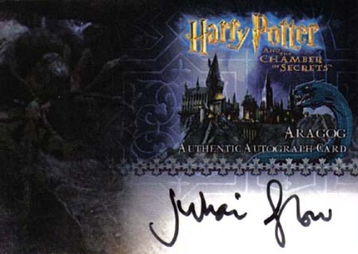 Julian Glover as Aragog - Front