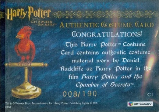 C1 - Harry Potter's Tartan Red Shirt - Back