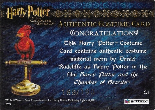 C1 - Harry Potter's Tartan Red Shirt - Back