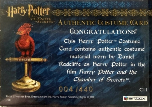 C11 - Harry Potter's Blue Jumper and Red Scarf - Back