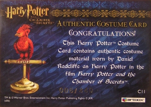 C11 - Harry Potter's Blue Jumper and Red Scarf - Back