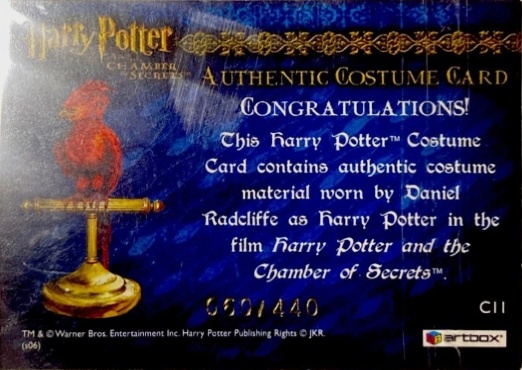 C11 - Harry Potter's Blue Jumper and Red Scarf - Back