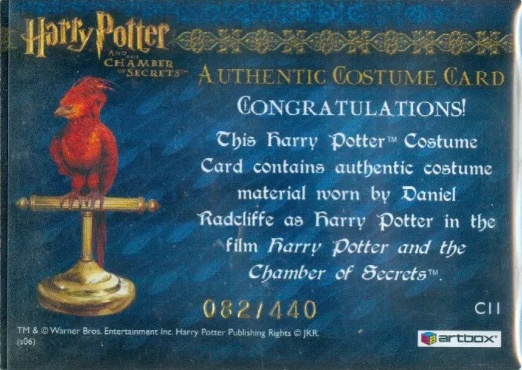 C11 - Harry Potter's Blue Jumper and Red Scarf - Back