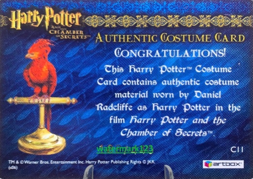 C11 - Harry Potter's Blue Jumper and Red Scarf - Back