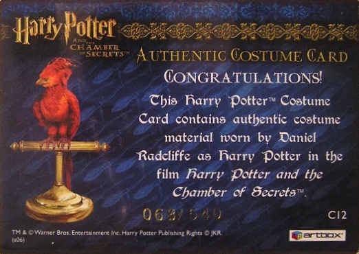 C12 - Harry Potter's Red Wool Jumper - Back