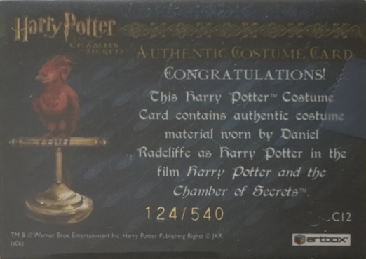 C12 - Harry Potter's Red Wool Jumper - Back
