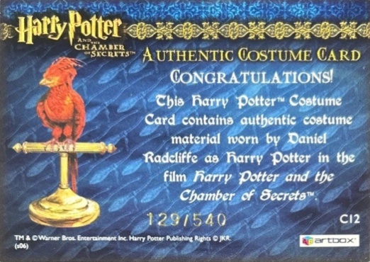 C12 - Harry Potter's Red Wool Jumper - Back