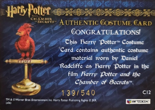 C12 - Harry Potter's Red Wool Jumper - Back