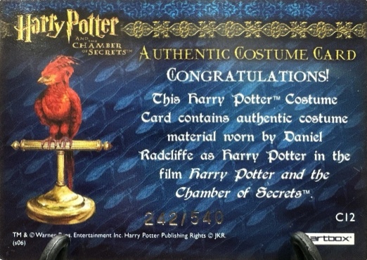 C12 - Harry Potter's Red Wool Jumper - Back