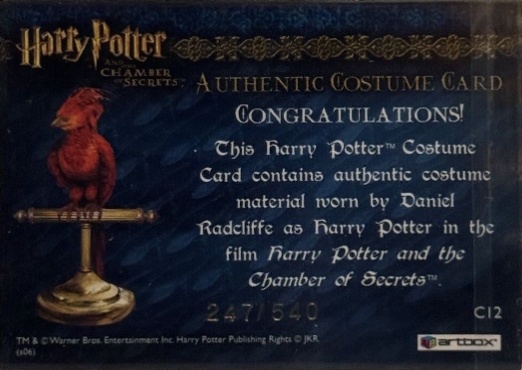 C12 - Harry Potter's Red Wool Jumper - Back