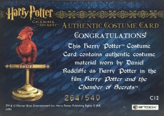 C12 - Harry Potter's Red Wool Jumper - Back