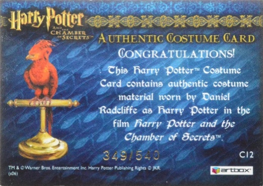 C12 - Harry Potter's Red Wool Jumper - Back