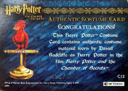 C12 - Harry Potter's Red Wool Jumper - Back