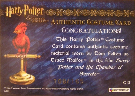 C13 - Draco Malfoy's Green Robe - Back