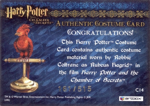 C14 - Rubeus Hagrid's Shirt - Back