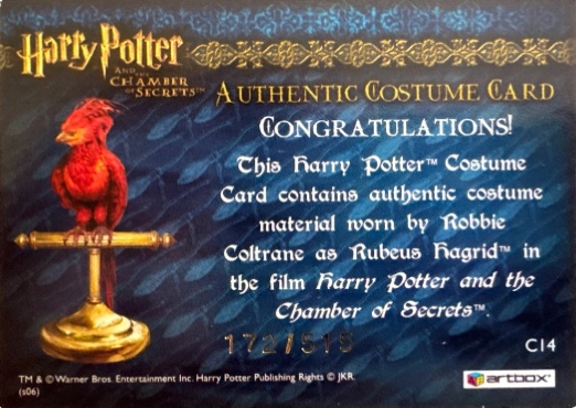 C14 - Rubeus Hagrid's Shirt - Back