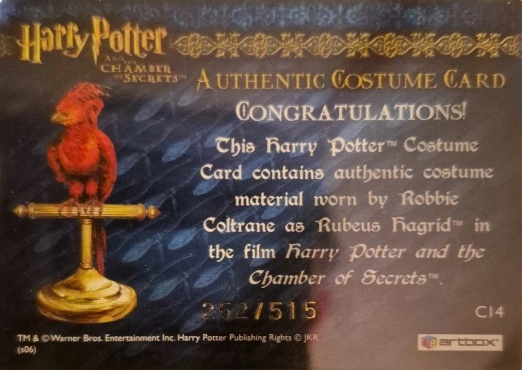 C14 - Rubeus Hagrid's Shirt - Back