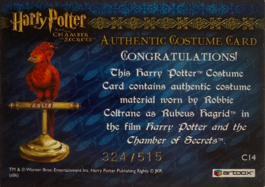 C14 - Rubeus Hagrid's Shirt - Back