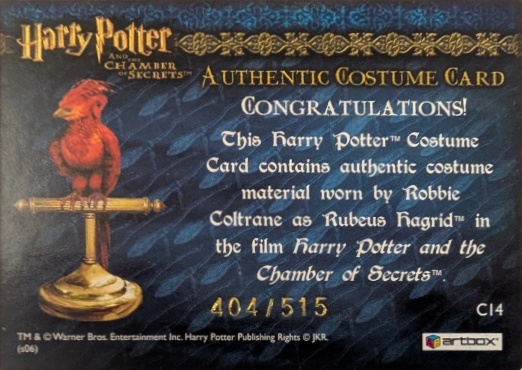 C14 - Rubeus Hagrid's Shirt - Back