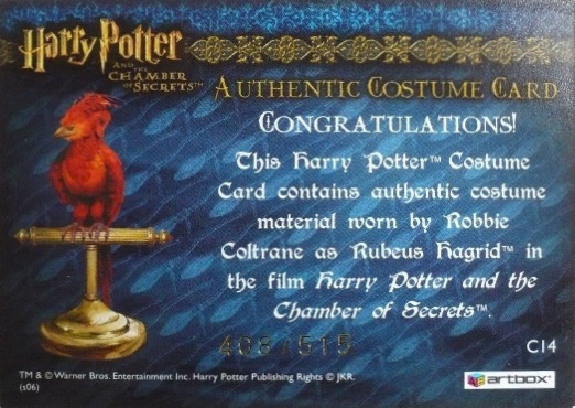 C14 - Rubeus Hagrid's Shirt - Back